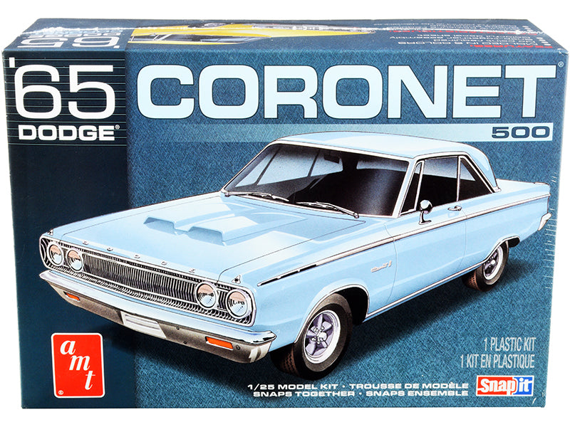 Skill 2 Snap Model Kit 1965 Dodge Coronet 500 1/25 Scale Model by AMT