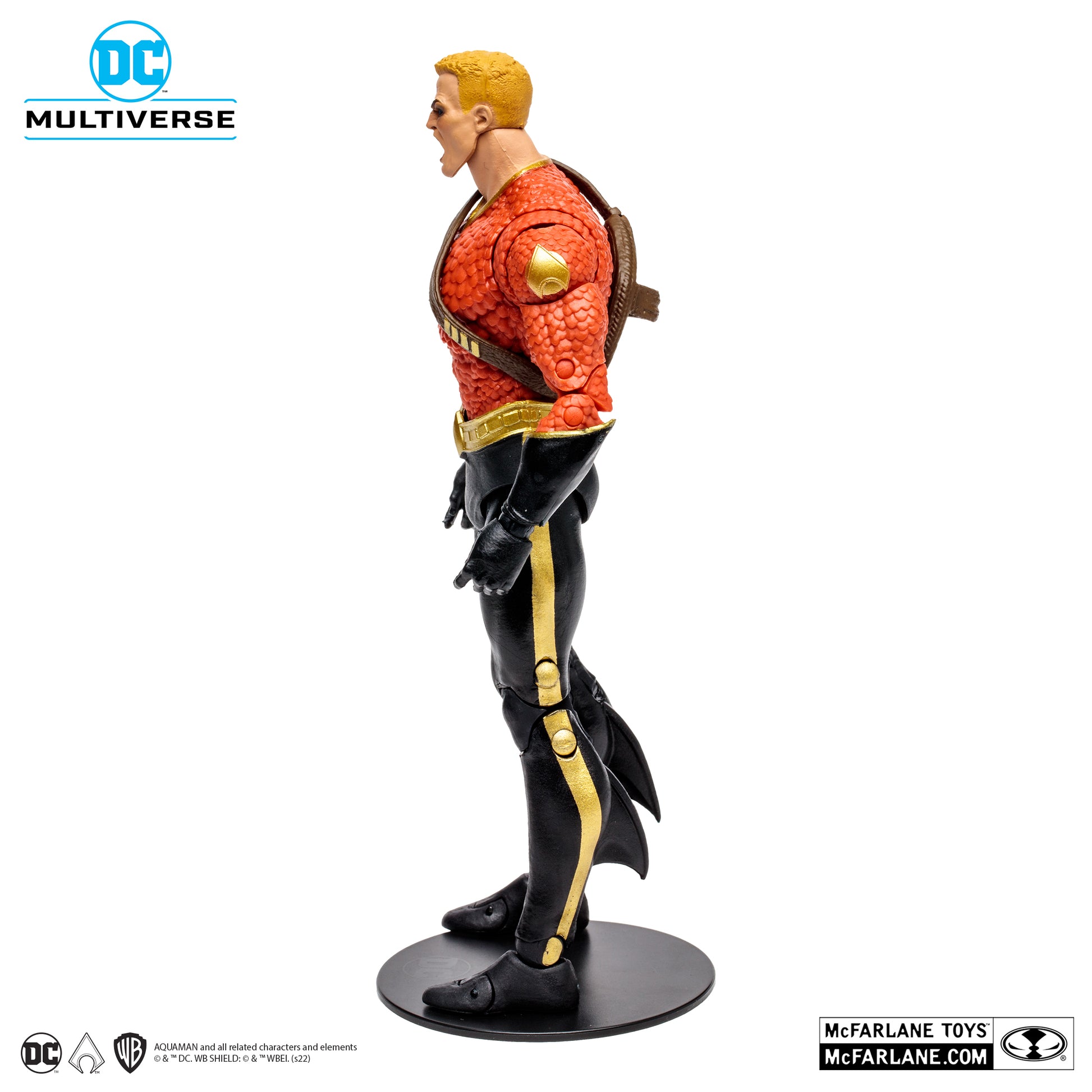 DC MULTIVERSE AQUAMAN FLASHPOINT (GOLD LABEL) 7 INCH ACTION FIGURE TOY