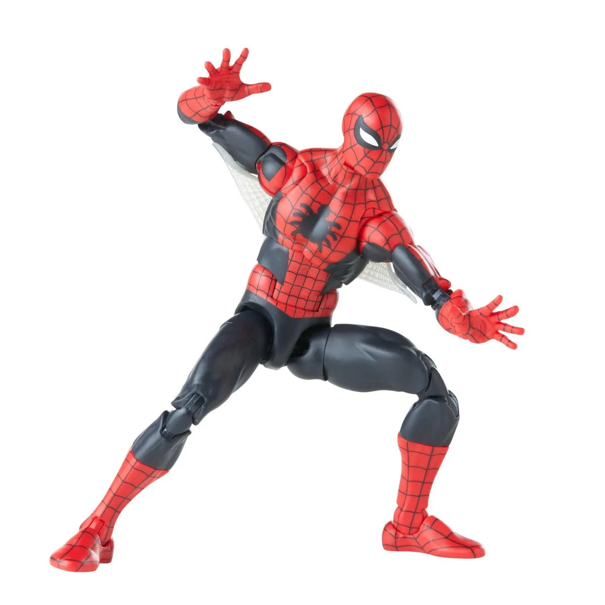 Marvel Legends Series Spider-Man 60th Anniversary Amazing Fantasy Spider-Man 6-inch Classic Comics Action Figures, 9 Accessories