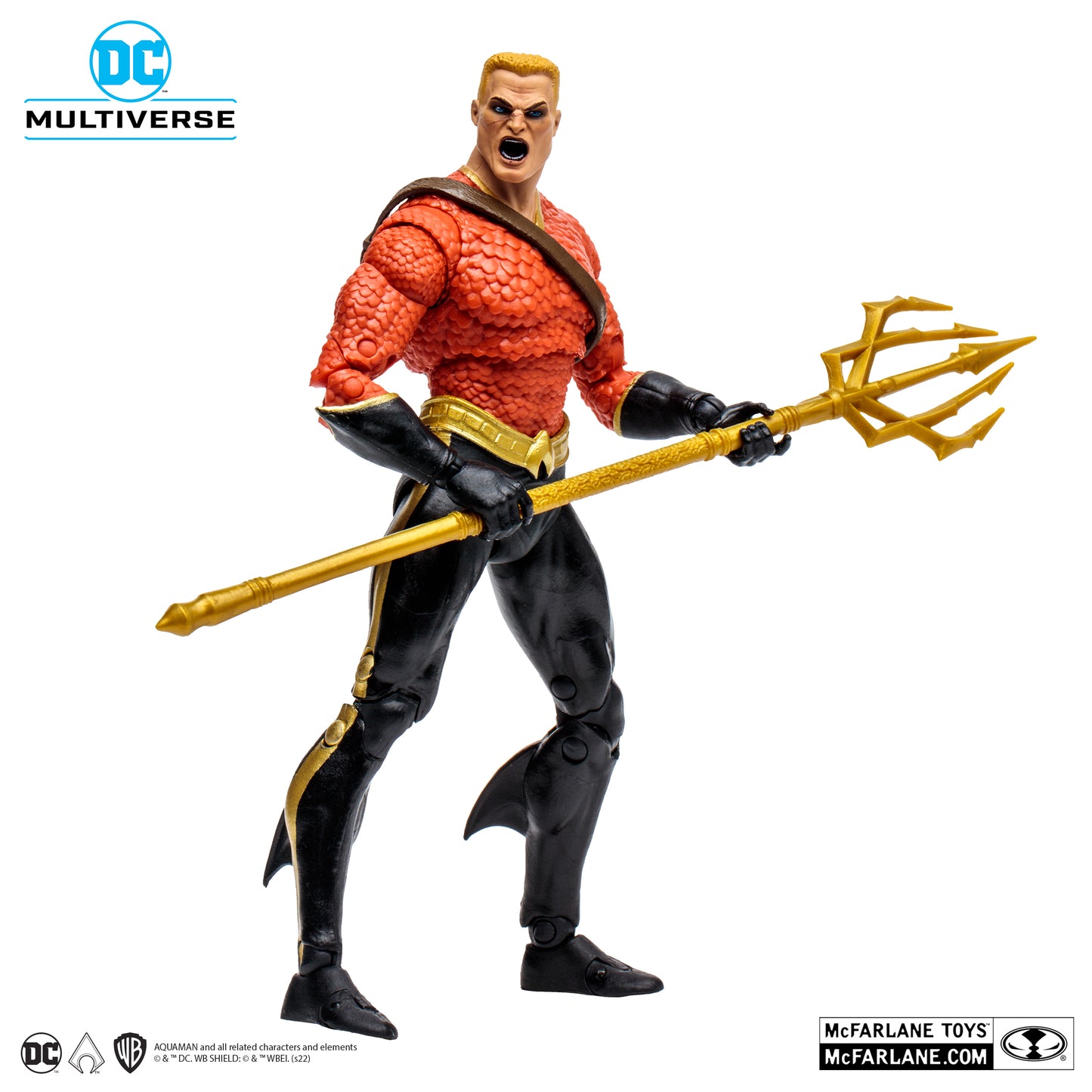 DC MULTIVERSE AQUAMAN FLASHPOINT (GOLD LABEL) 7 INCH ACTION FIGURE TOY