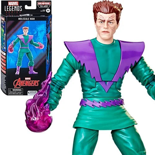 Avengers 2023 Marvel Legends Molecule Man 6-Inch Action Figure