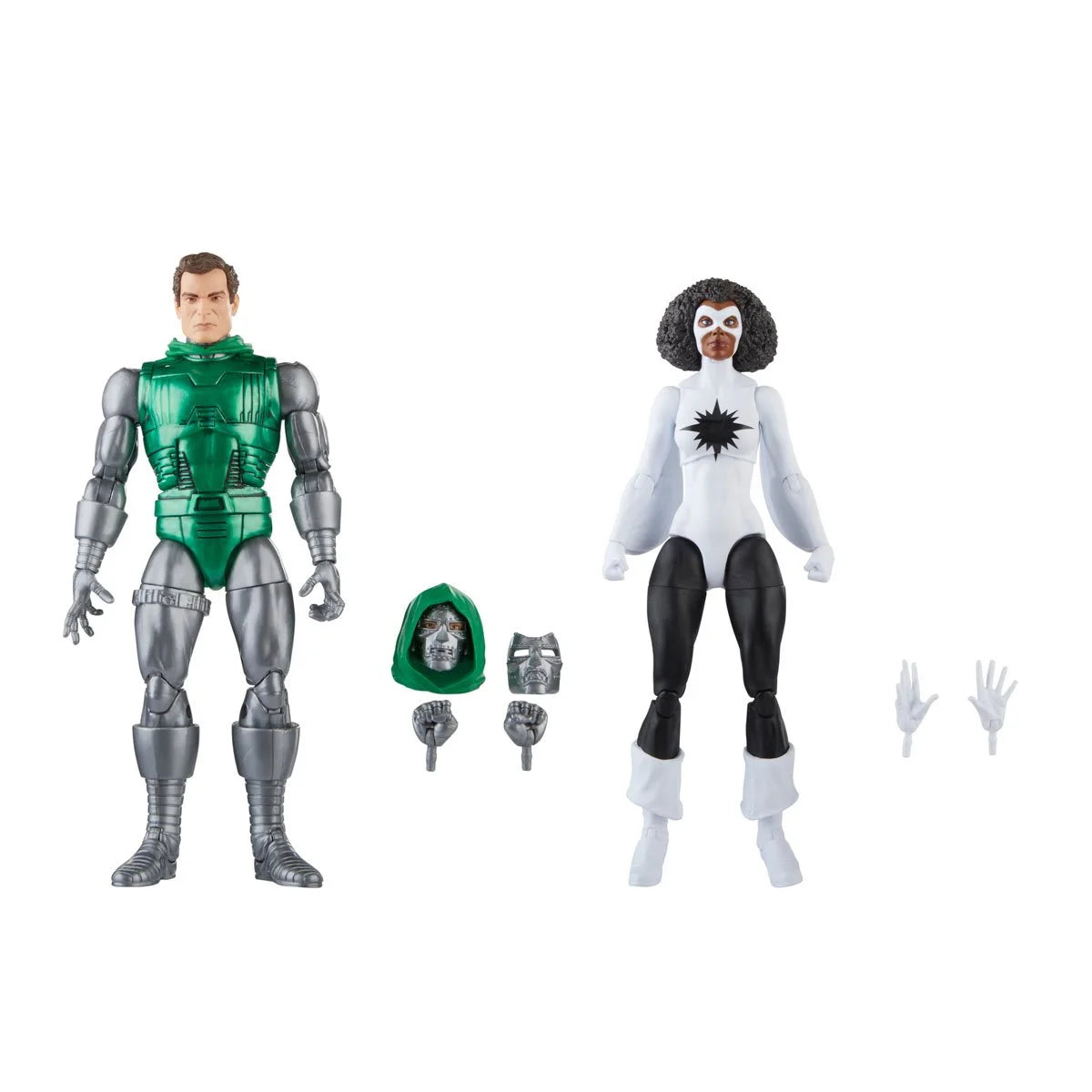 Avengers 60th Anniversary Marvel Legends Captain Marvel vs. Doctor Doom 6-Inch Action Figures - Heretoserveyou