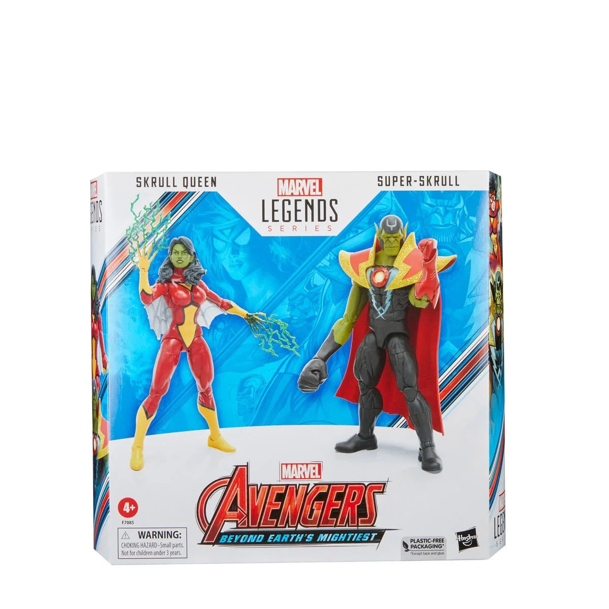 Avengers 60th Anniversary Marvel Legends Skrull Queen and Super-Skrull 6-Inch Action Figures - Heretoserveyou