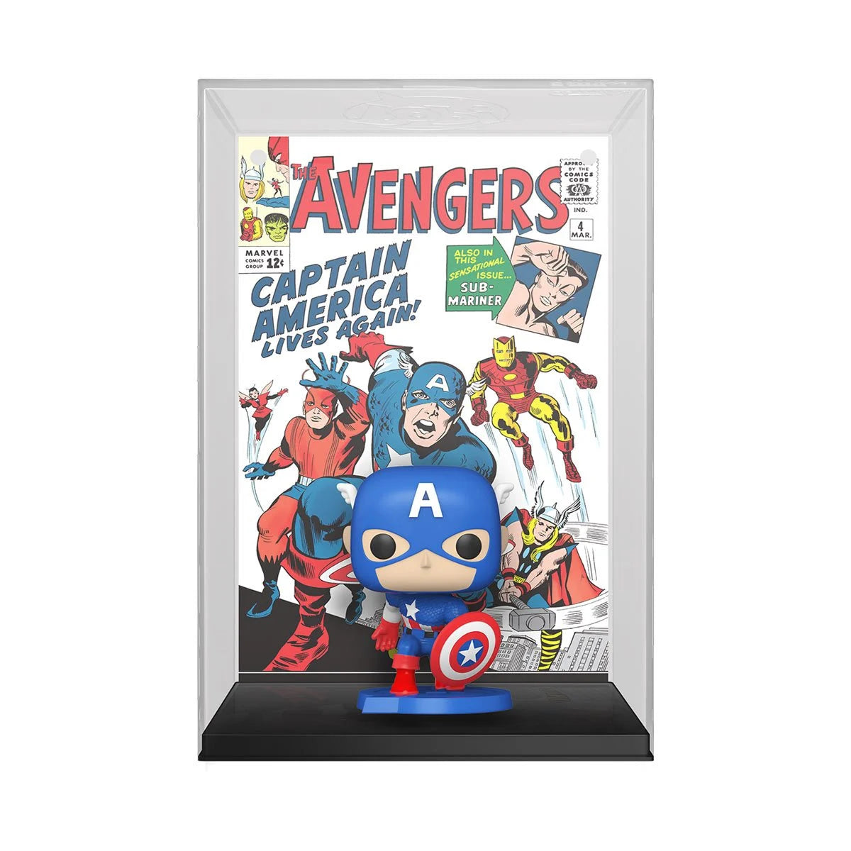 Avengers #4 (1963) Pop! Comic Cover Figure with Case - Heretoserveyou