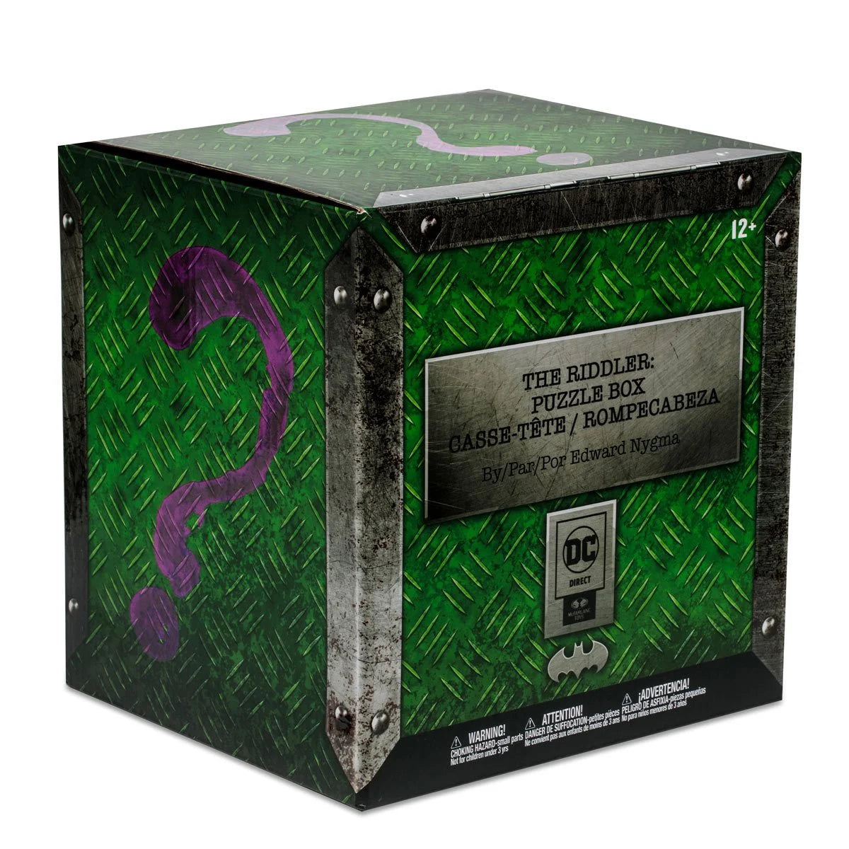 Batman The Riddler Puzzle Box by Edward Nygma Replica side view another - Heretoserveyou