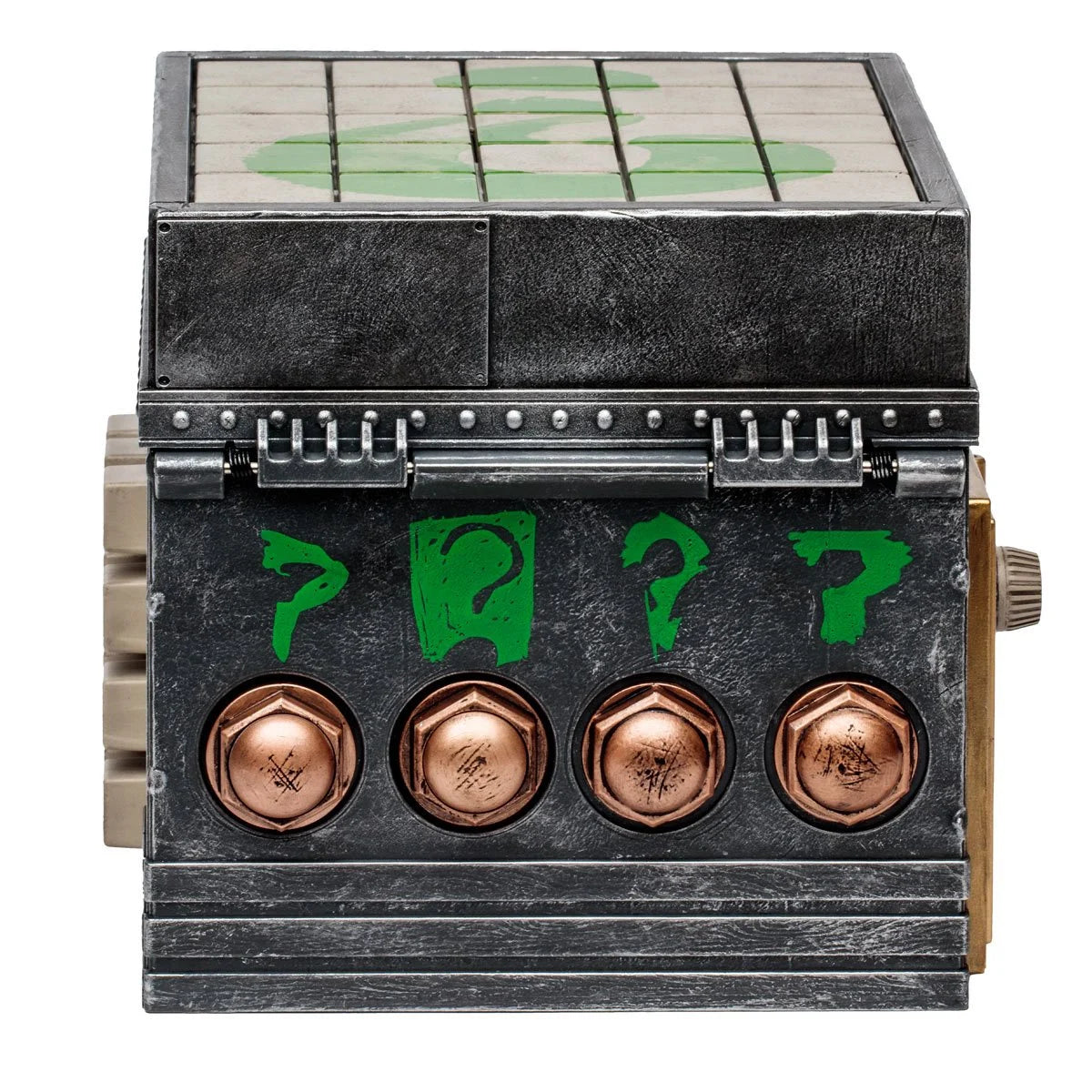 Batman The Riddler Puzzle Box by Edward Nygma Replica side - Heretoserveyou