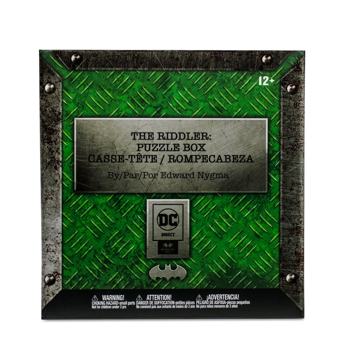 Batman The Riddler Puzzle Box by Edward Nygma Replica front view - Heretoserveyou