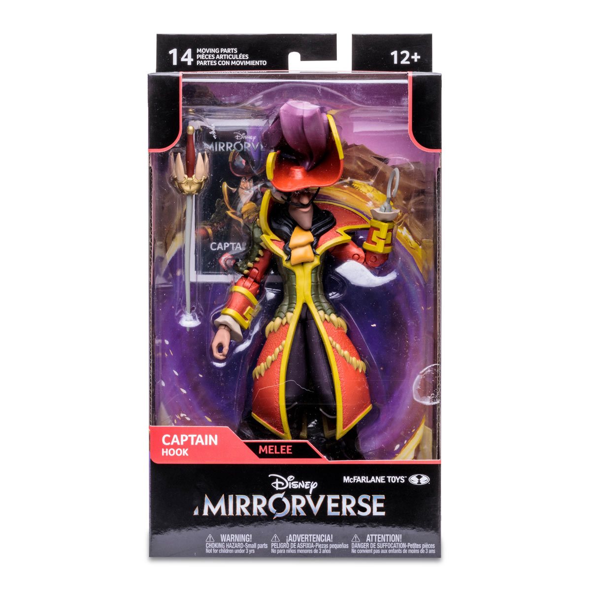 Disney Mirrorverse - Captain Hook 7" Action Figure with Accessories