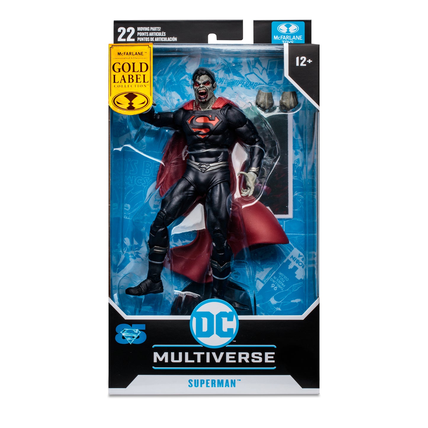 DC Multiverse Vampire Superman (DC vs.Vampires) Gold Label 7-Inch Action Figure in a box - Heretoserveyou