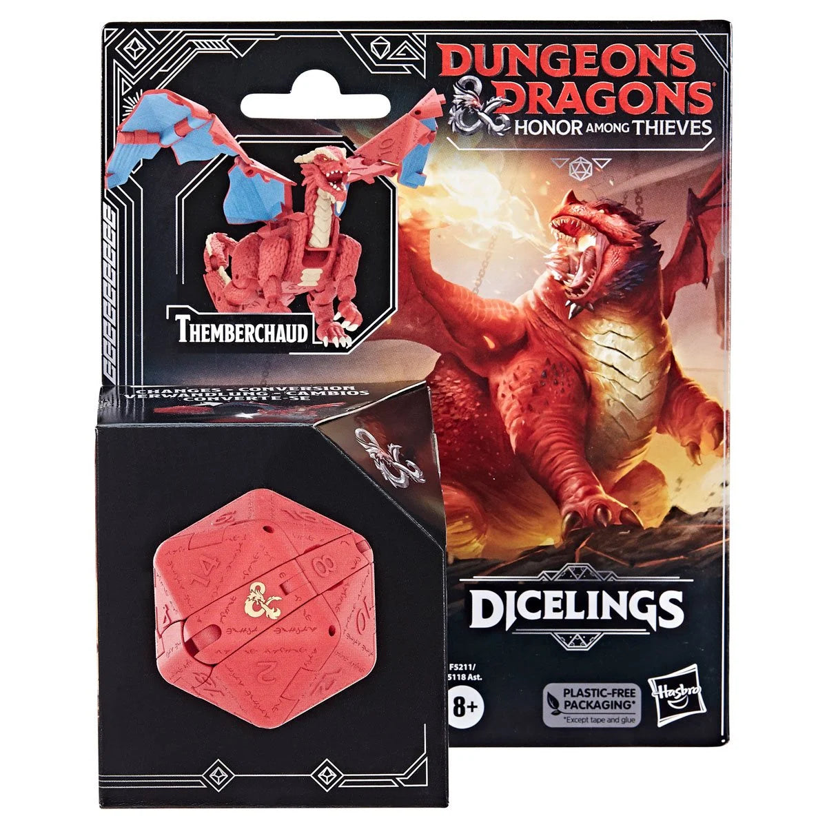 Dungeons & Dragons Honor Among Thieves Dicelings Red Dragon Figure