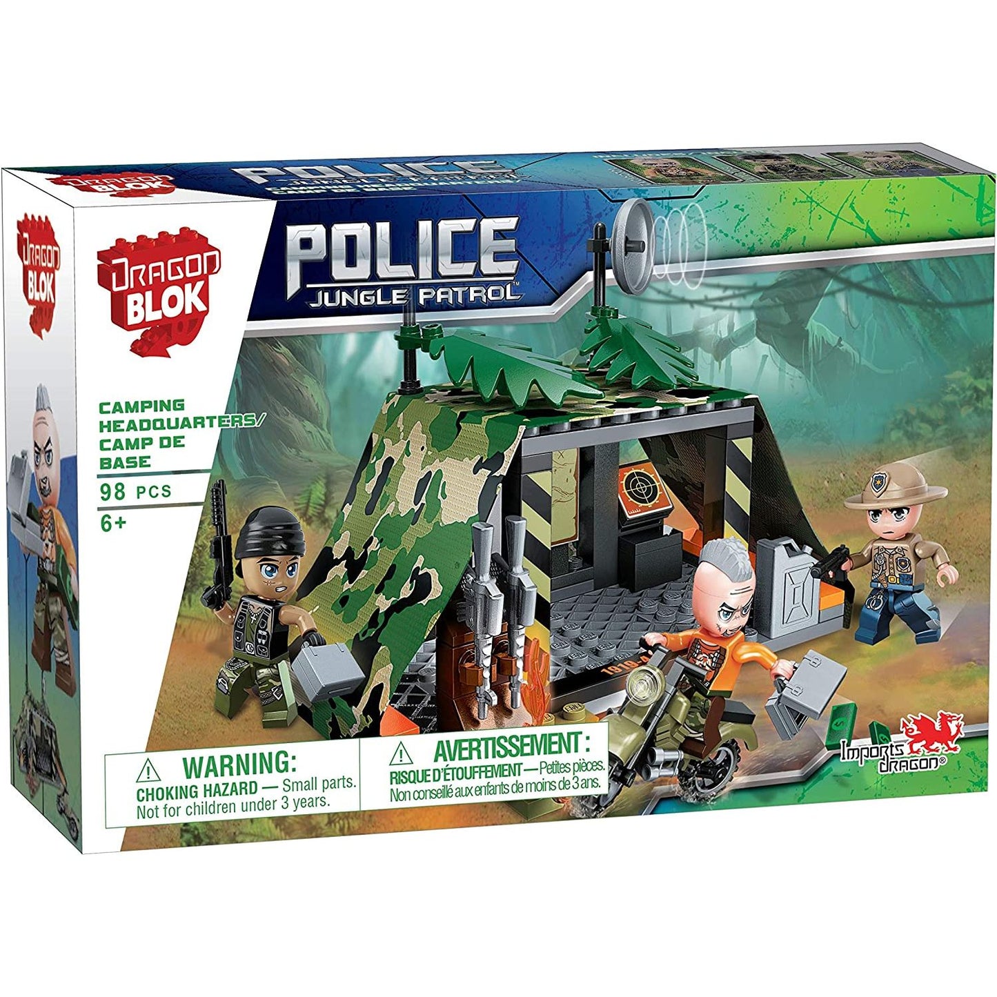 Dragon Blok - Camping Headquarters - Police Jungle Patrol