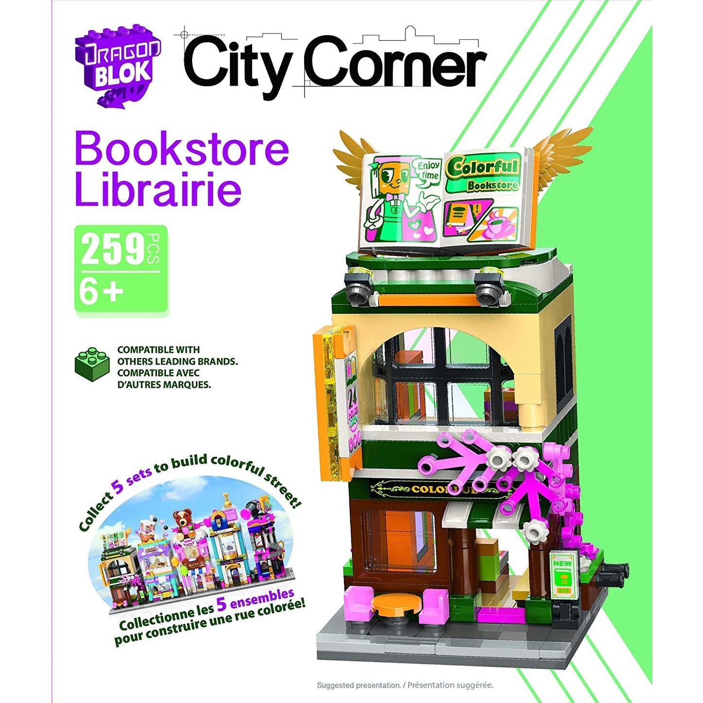 Dragon Blok - City Corner - Bookstore - 259 Pieces