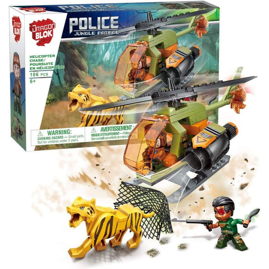 Dragon Blok - Helicopter Chase - Police Jungle Patrol