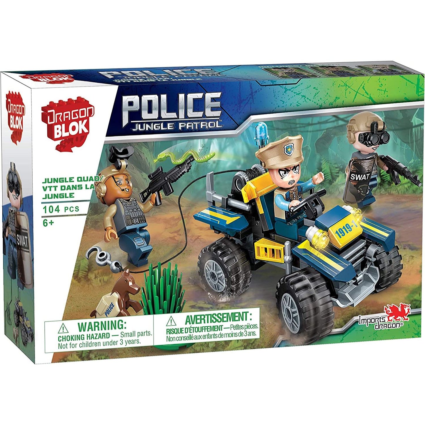 Dragon Blok - Jungle Quad - Police Jungle Patrol