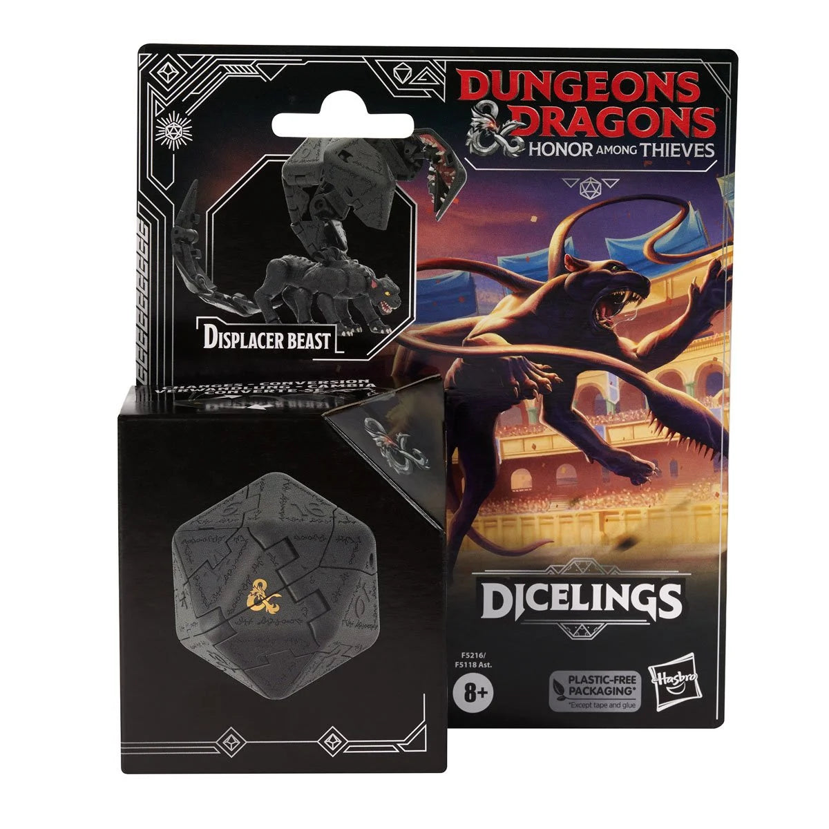 Dungeons & Dragons Honor Among Thieves Black Displacer Converting Figure - HERETOSERVEYOU