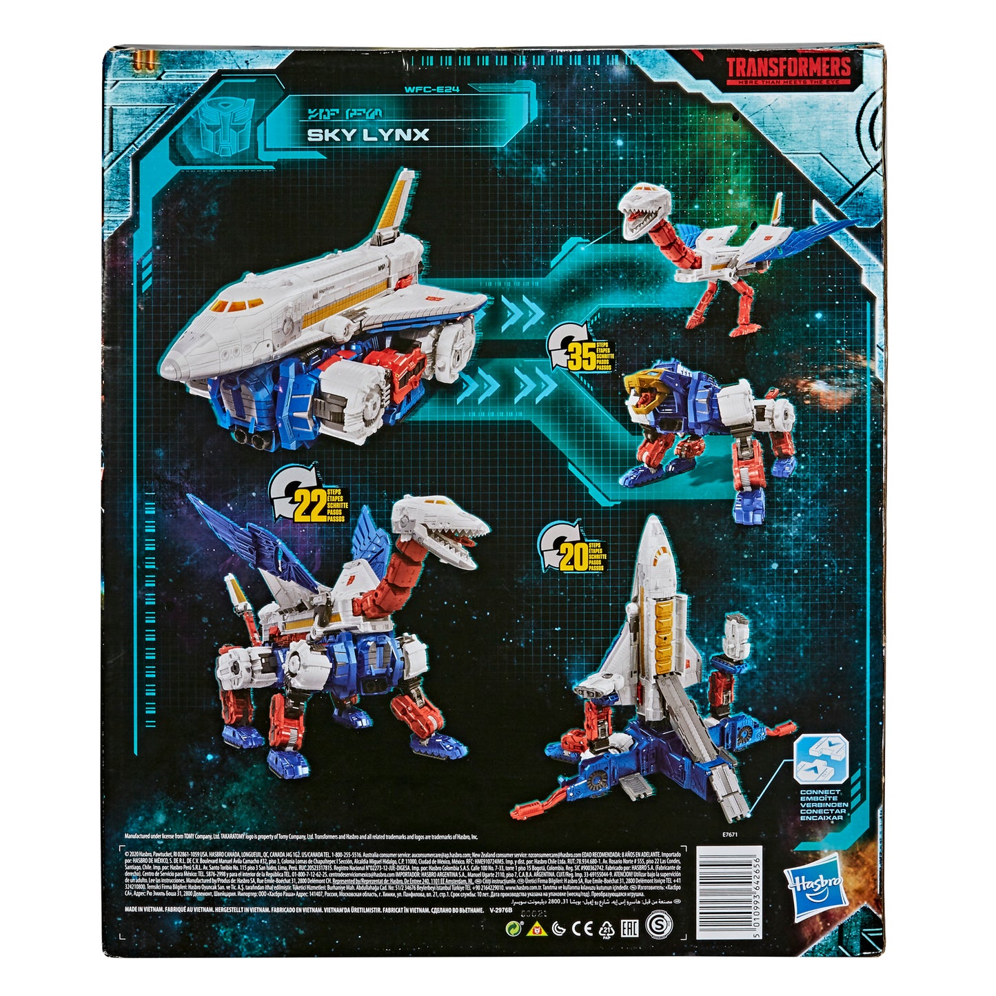Transformers Toys Generations War for Cybertron: Earthrise Leader WFC-E24 Sky Lynx (5 Modes) Action Figure - Kids Ages 8 and Up, 11-inch - Heretoserveyou