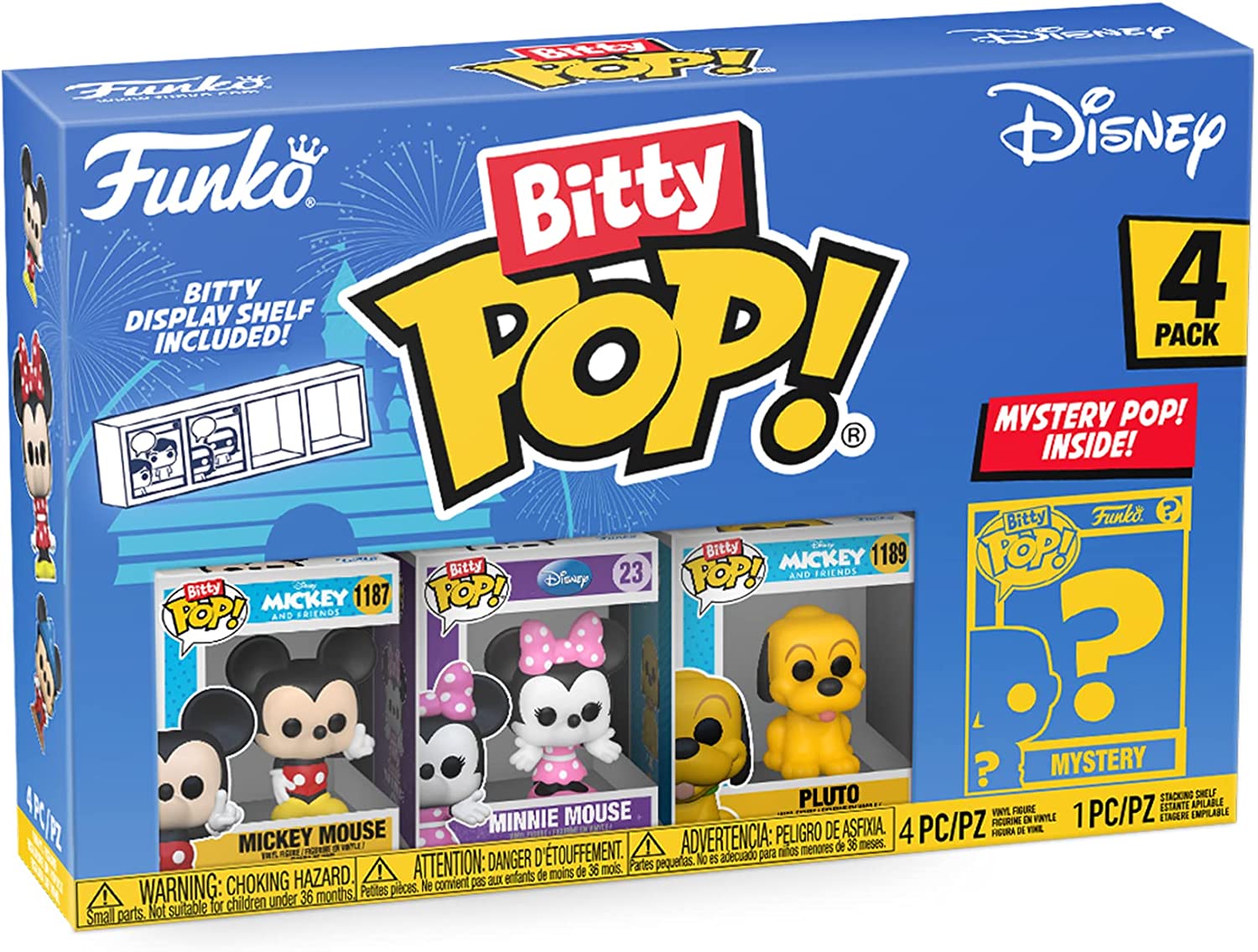 Disney Classics Mickey Mouse Bitty Pop! Mini-Figure 4-Pack