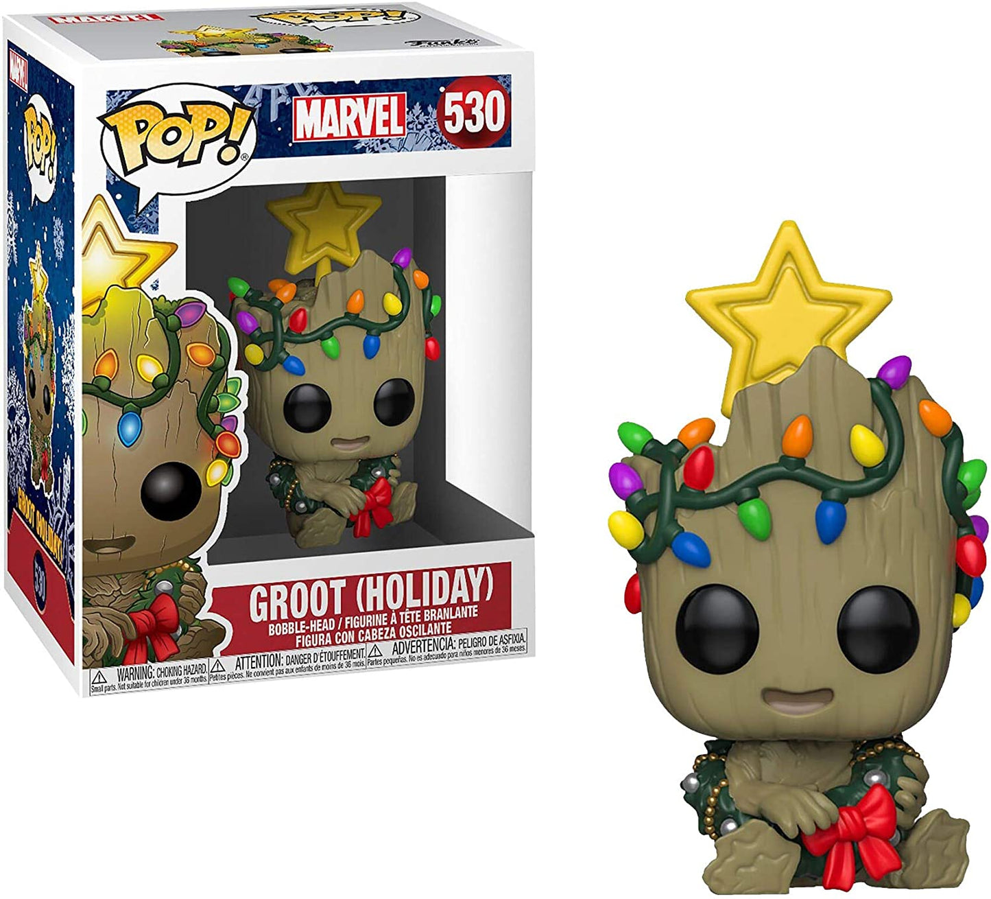 Funko Pop! Marvel: Holiday - Groot with Wreath - Funko pop Heretoserveyou