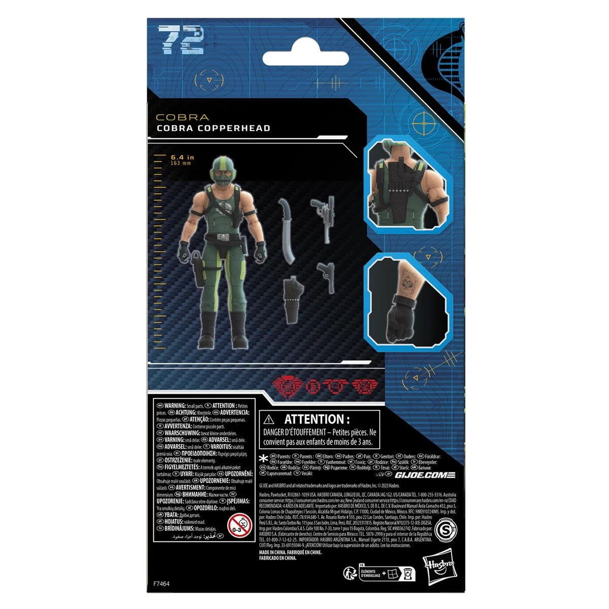 G.I. Joe Classified Series 6-Inch Copperhead Action Figure Toy - Heretoserveyou