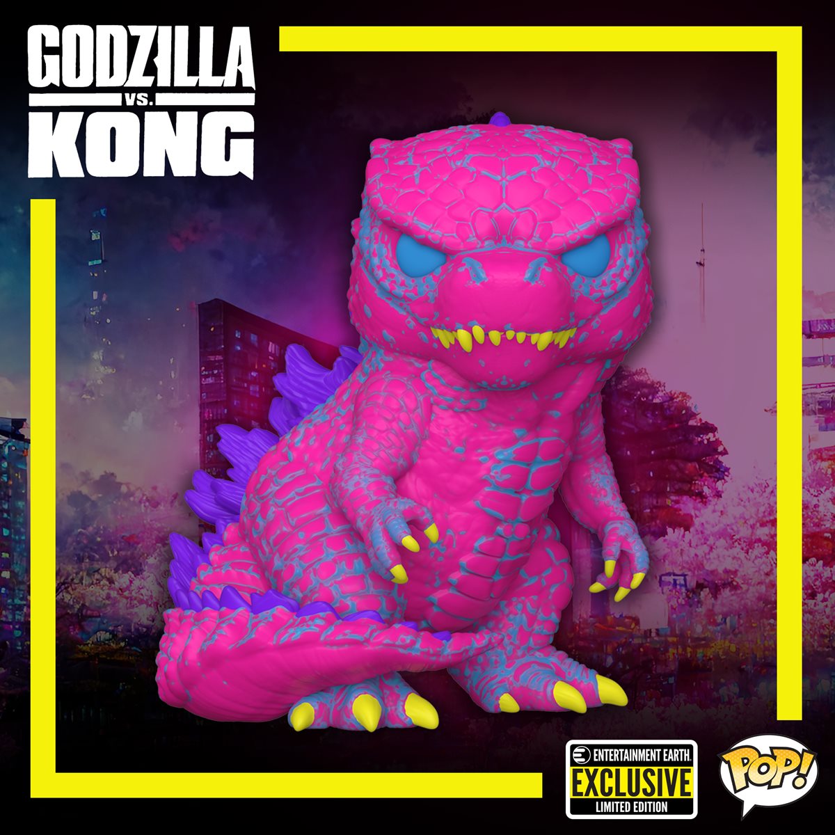 Funko Pop! Godzilla vs. Kong Godzilla Black Light Pop! Vinyl Figure - EE Exclusive