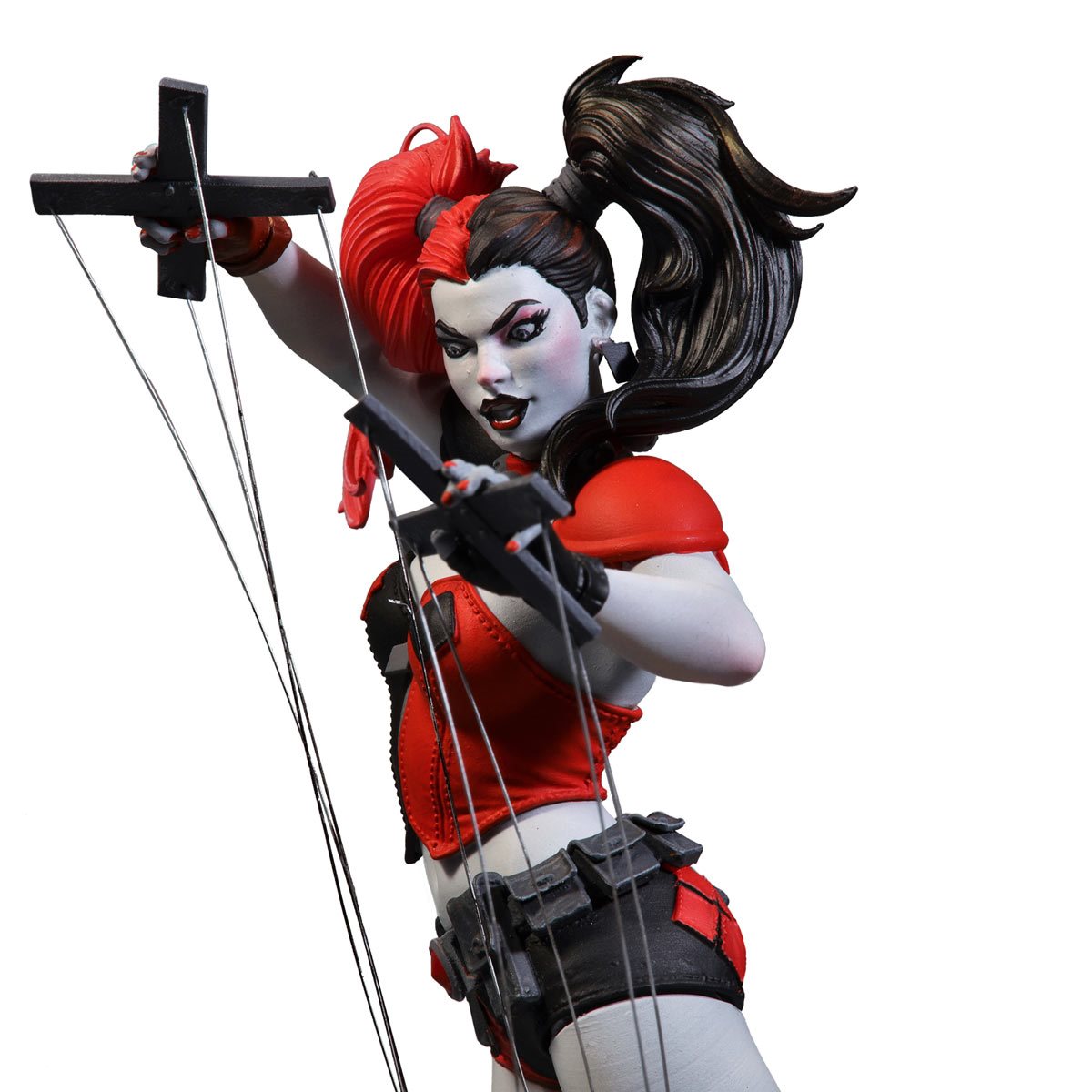 Harley Quinn Red, White, and Black by Emanuela Lupacchino 1:10 Scale Statue