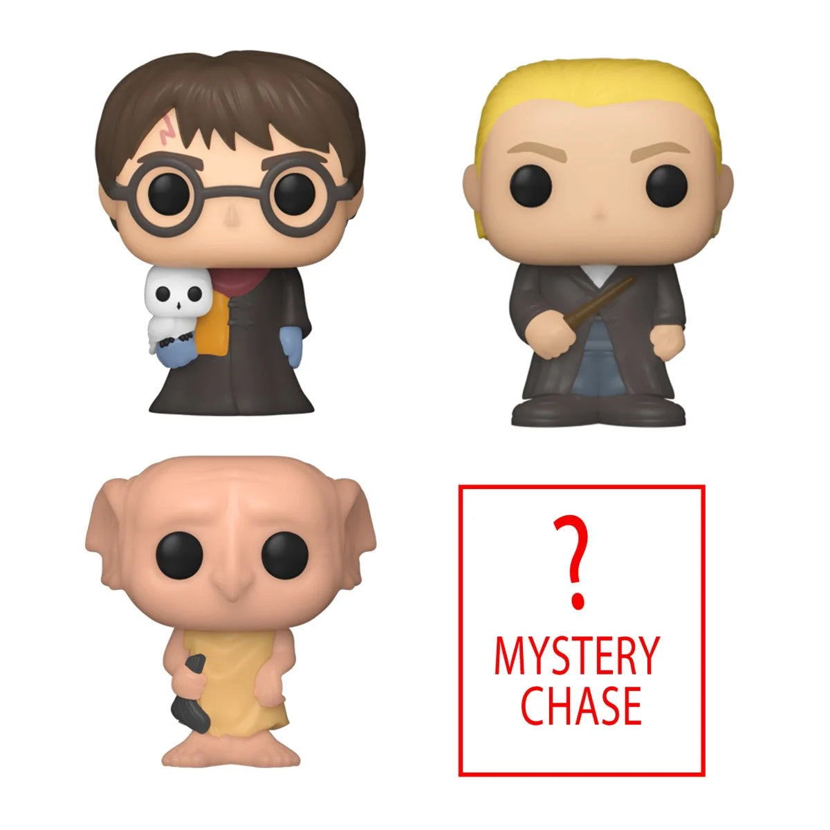Harry Potter Harry Bitty Pop! Mini-Figure 4-Pack mystery chase ? - Heretoserveyou