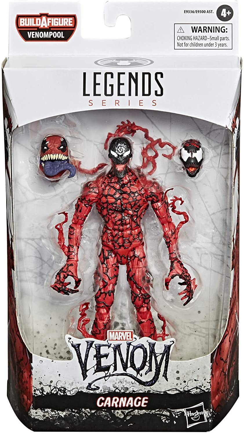 Hasbro Marvel Legends Series Venom 6-inch Collectible Action Figure Toy Carnage, Premium Design and 1 Accessory - Action & Toy Figures Heretoserveyou