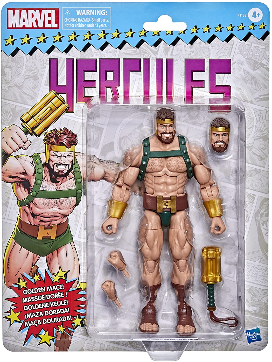 Marvel Legends Series Marvel's Hercules 6-inch Collectible Action Figure Toy and 4 Accessories - Action & Toy Figures Heretoserveyou