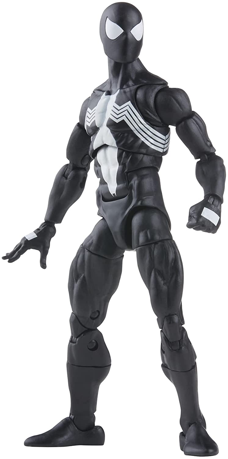 Spider-Man Retro Marvel Legends Symbiote Spider-Man 6-Inch Action Figure - Action Figure Heretoserveyou