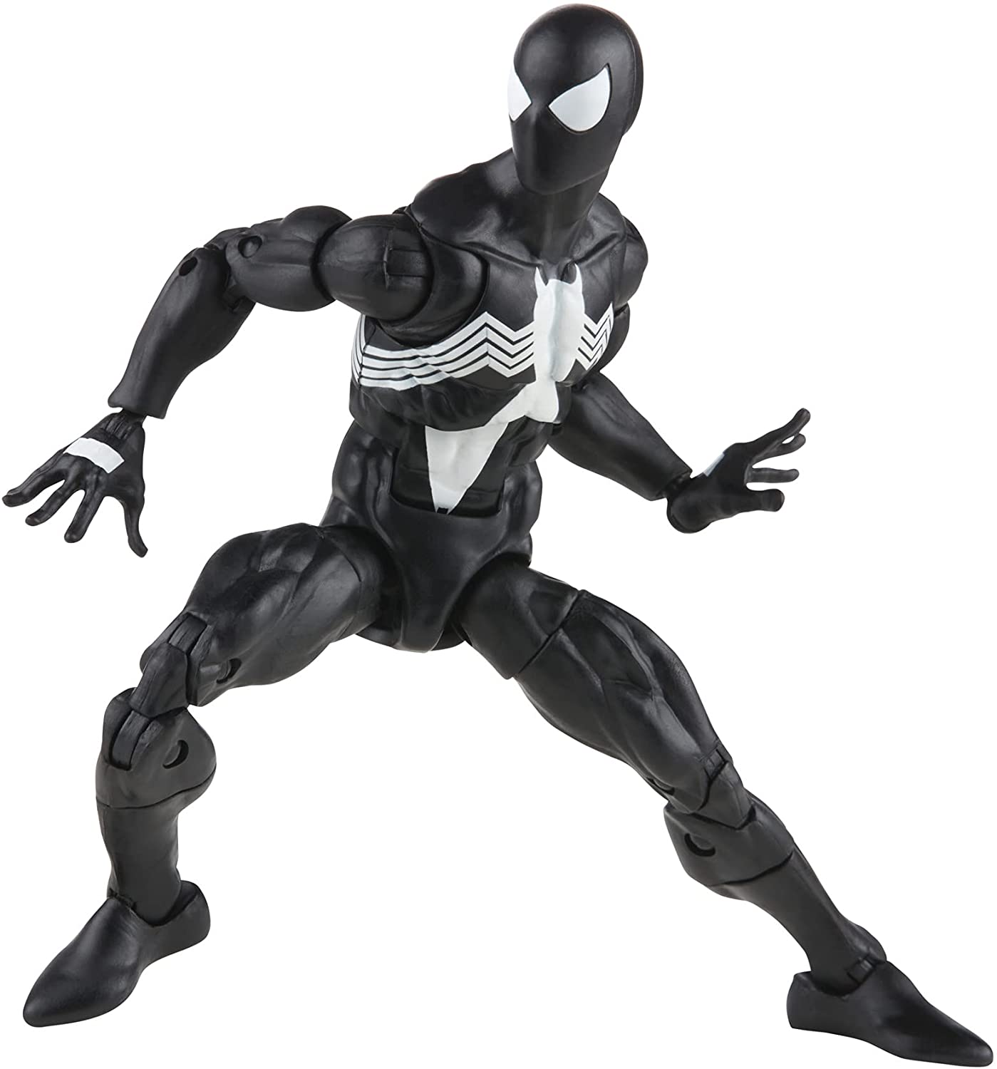 Spider-Man Retro Marvel Legends Symbiote Spider-Man 6-Inch Action Figure - Action Figure Heretoserveyou