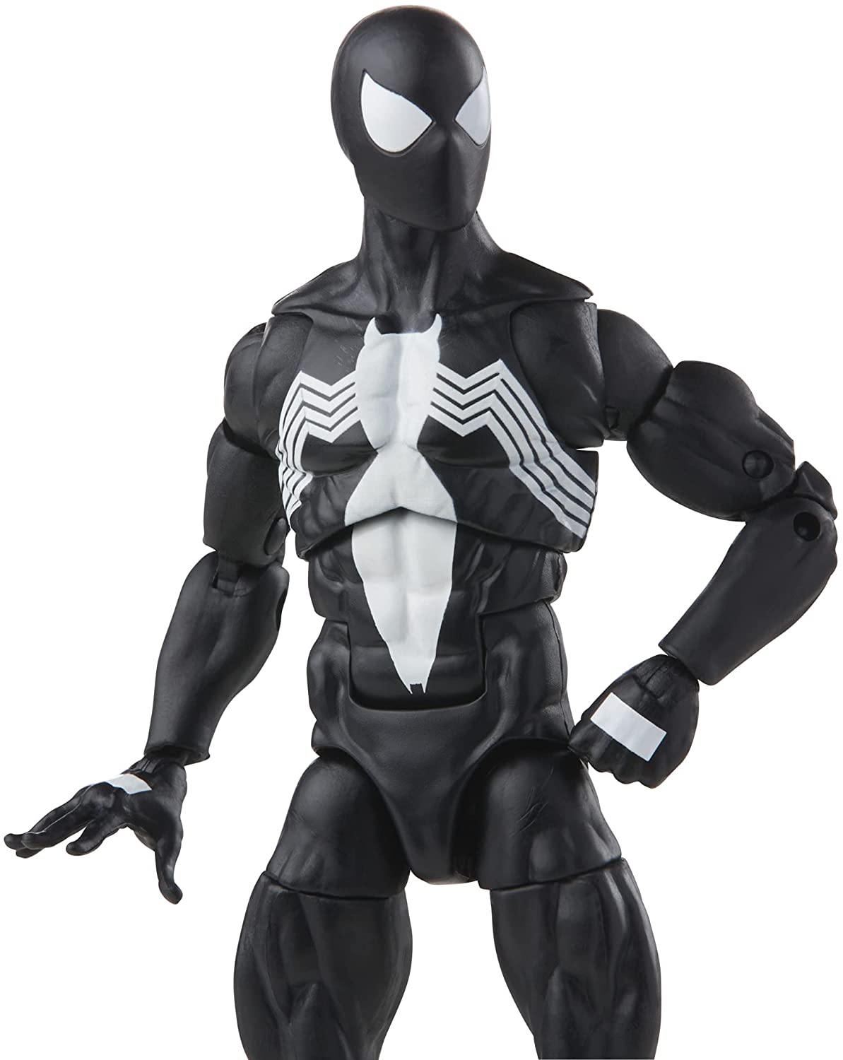 Spider-Man Retro Marvel Legends Symbiote Spider-Man 6-Inch Action Figure - Action Figure Heretoserveyou