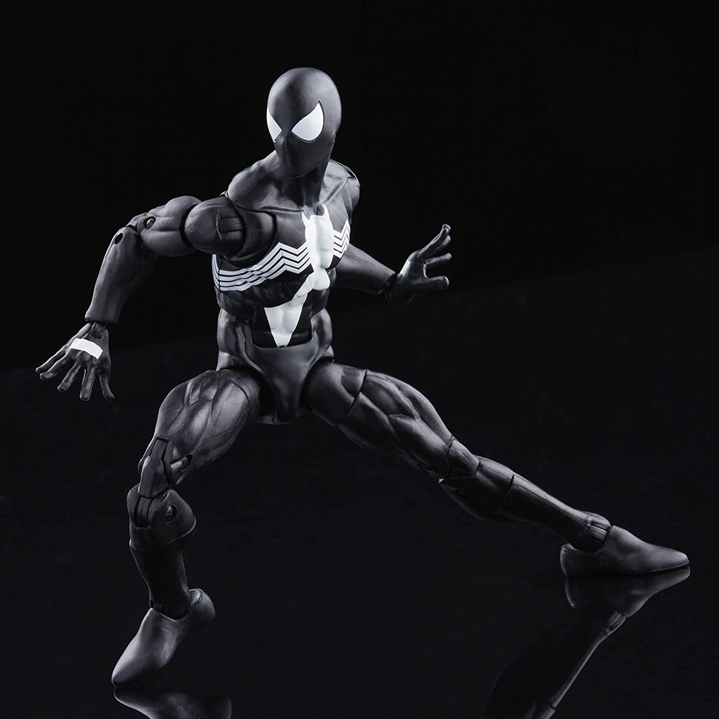 Spider-Man Retro Marvel Legends Symbiote Spider-Man 6-Inch Action Figure - Action Figure Heretoserveyou