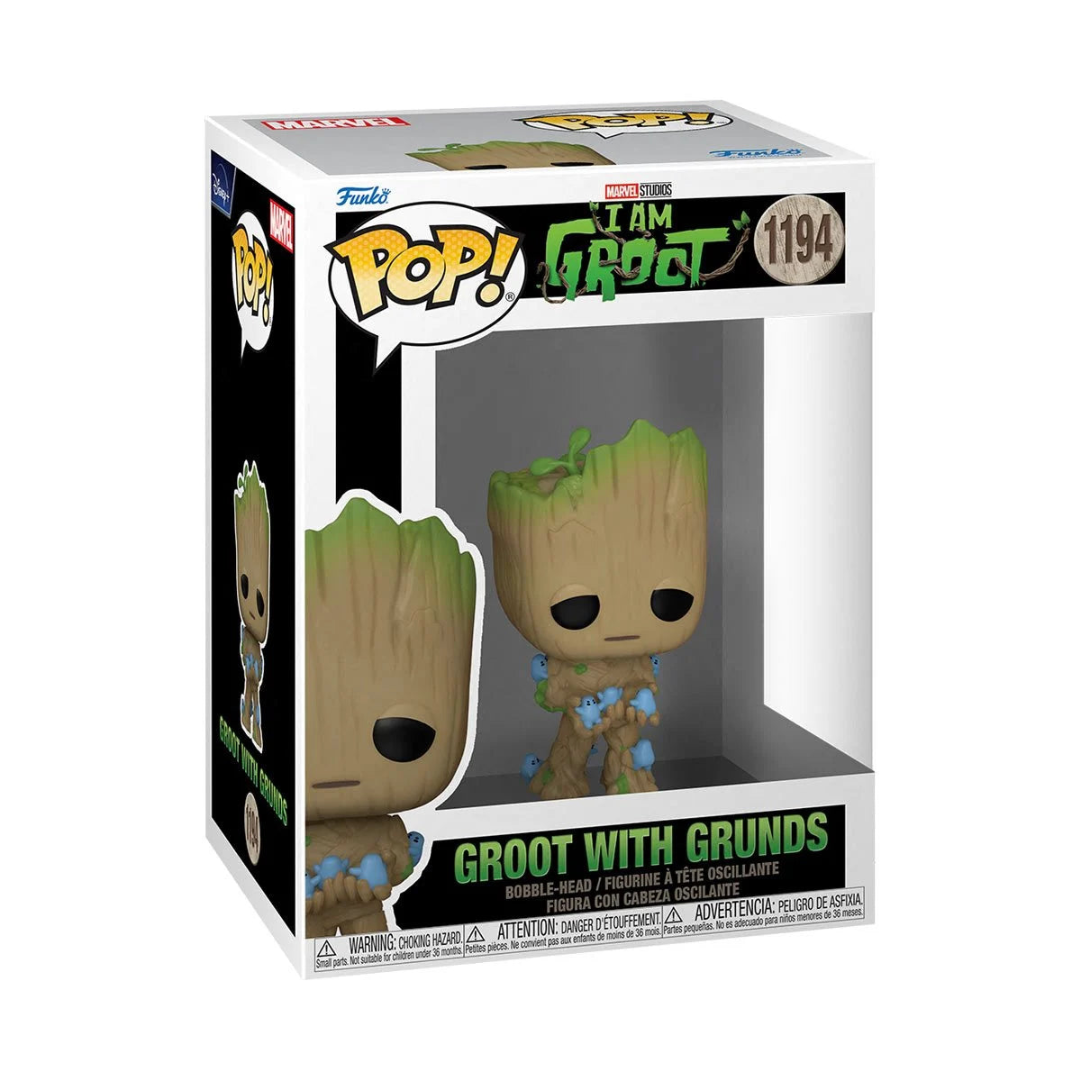 Funko Pop! I Am Groot with Grunds Pop! Vinyl Figure