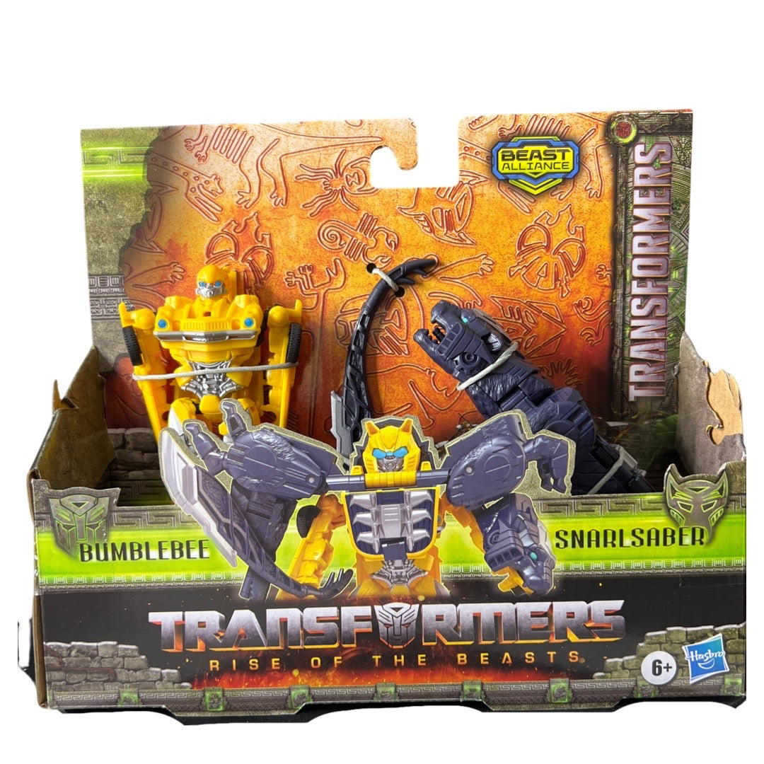 Transformers Rise of The Beasts 2-Pack Bumblebee Action Figure Toy ...