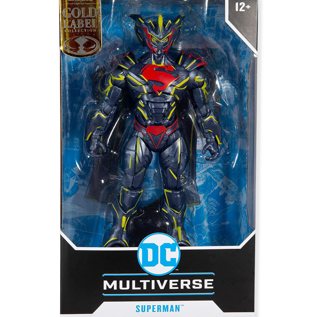 McFarlane DC Multiverse 7IN - Superman Energized Unchained Armor (Gold Label) Action Figure - Action & Toy Figures Heretoserveyou