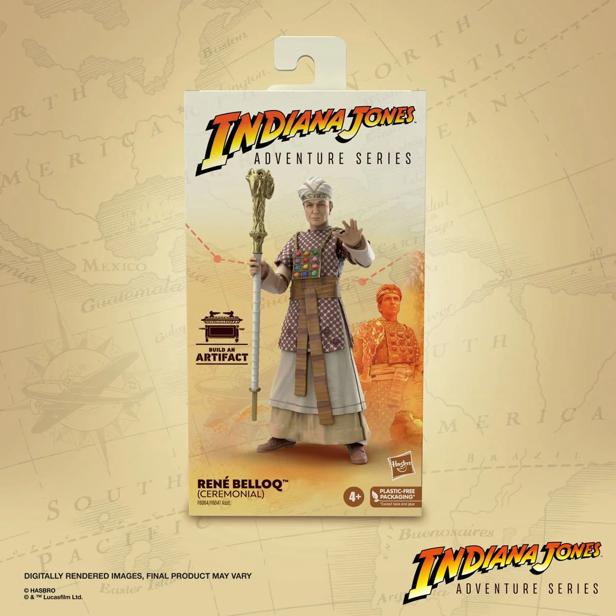 Indiana Jones Adventure Series René Belloq (Ceremonial) 6-Inch Action Figure Toy