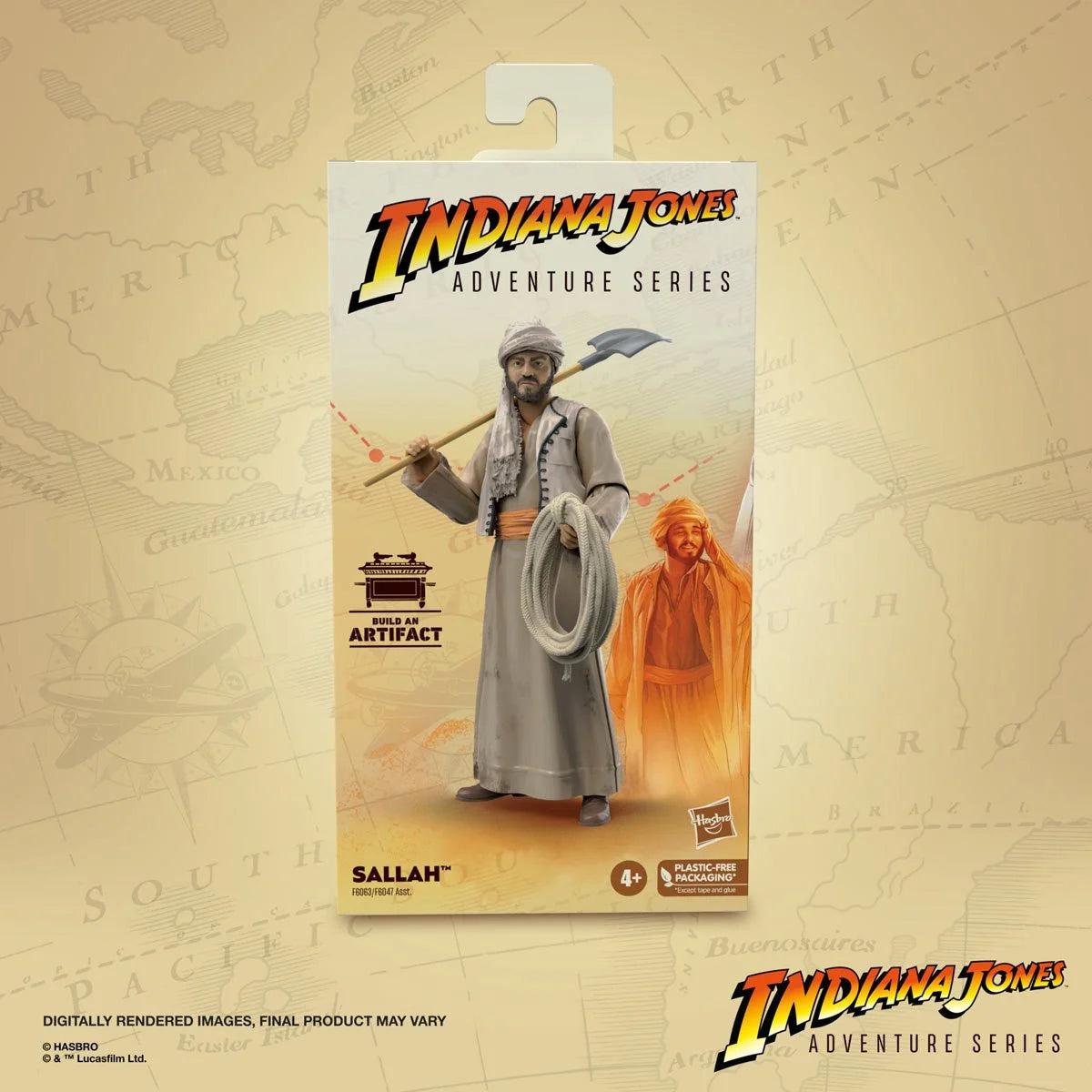 Indiana Jones Adventure Series Sallah 6-Inch Action Figure Toy