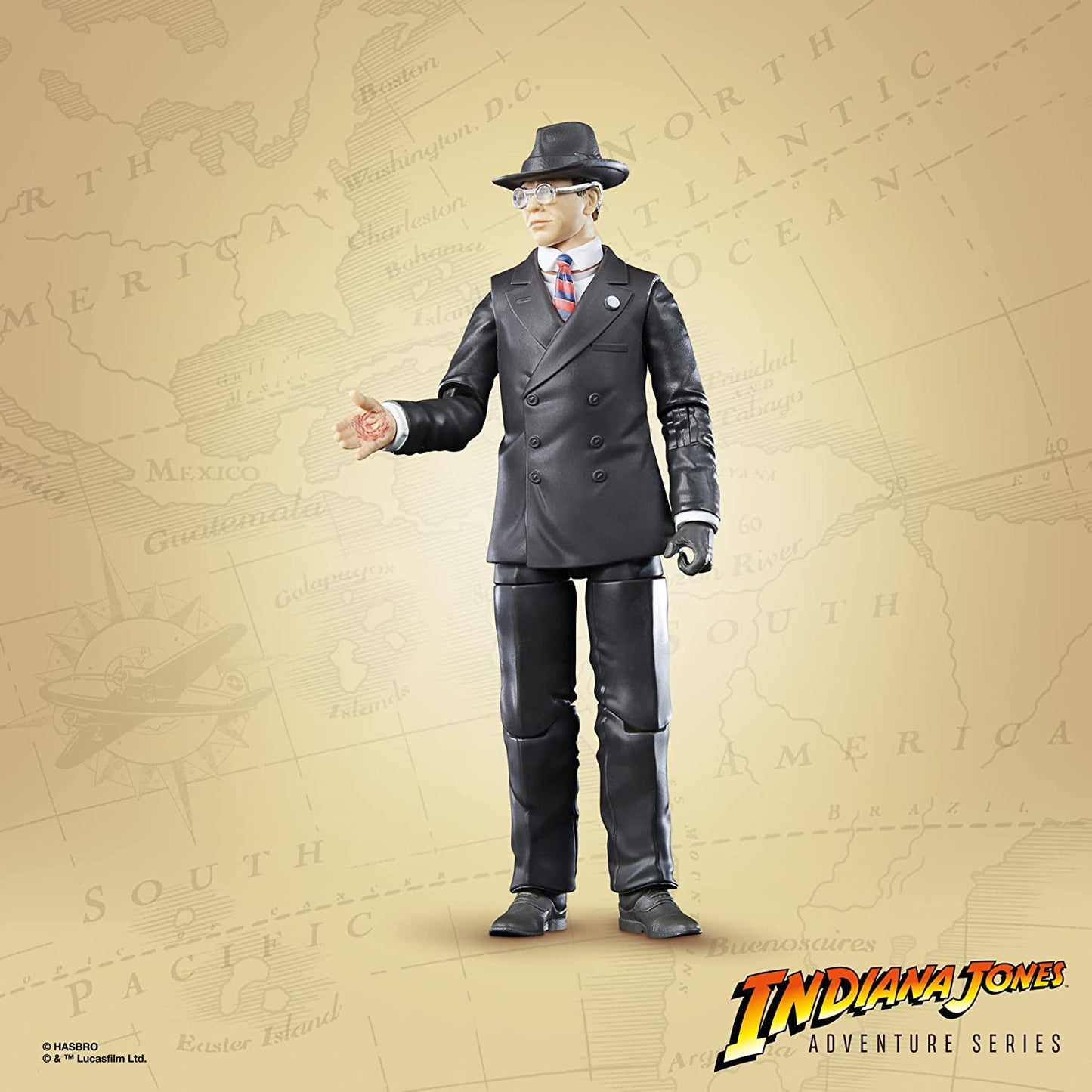 Indiana Jones Adventure Series Raiders of the Lost Ark Arnold Toht 6-inch Action Figure