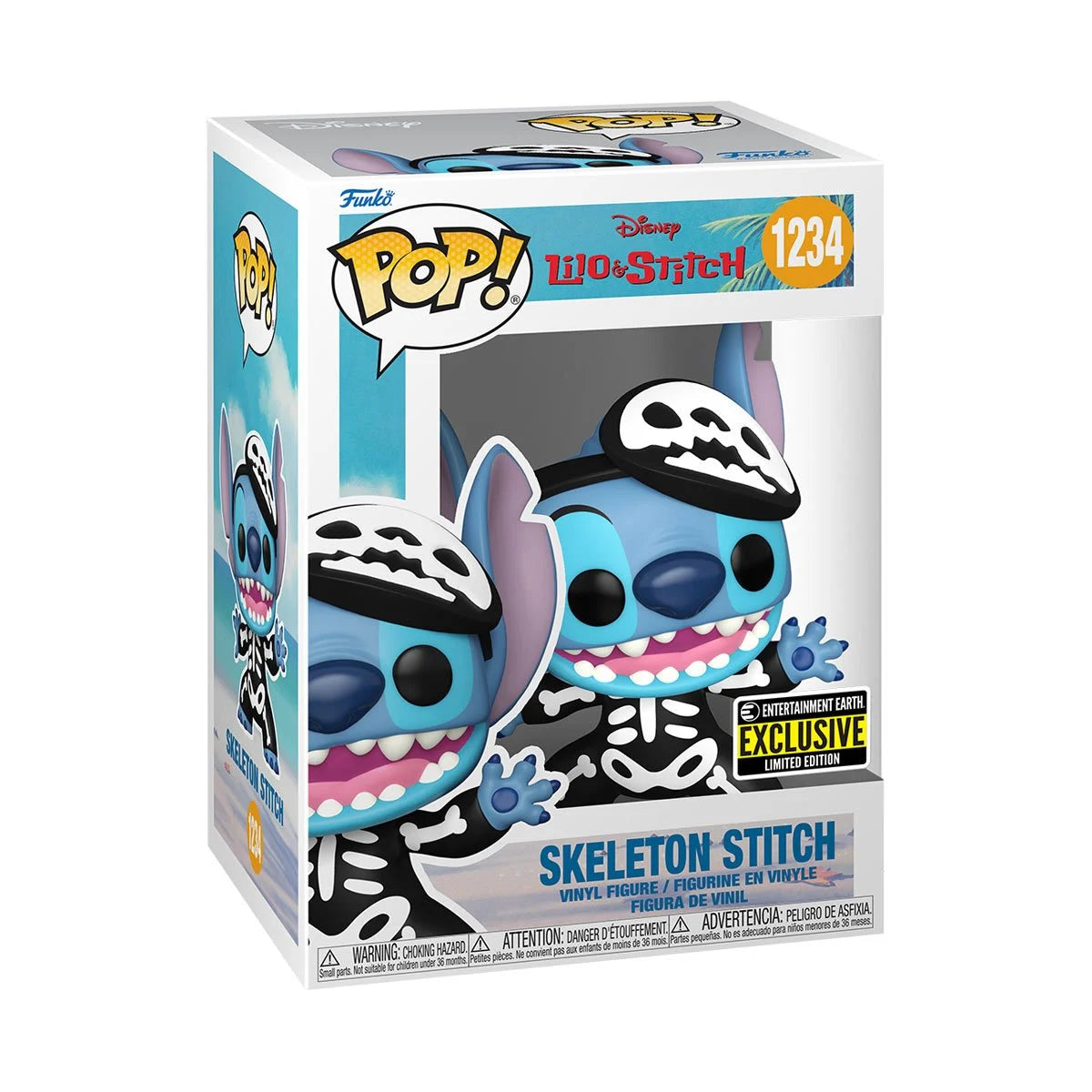 Funko Pop! Lilo & Stitch Skeleton Stitch Pop! Vinyl Figure - EE Exclusive