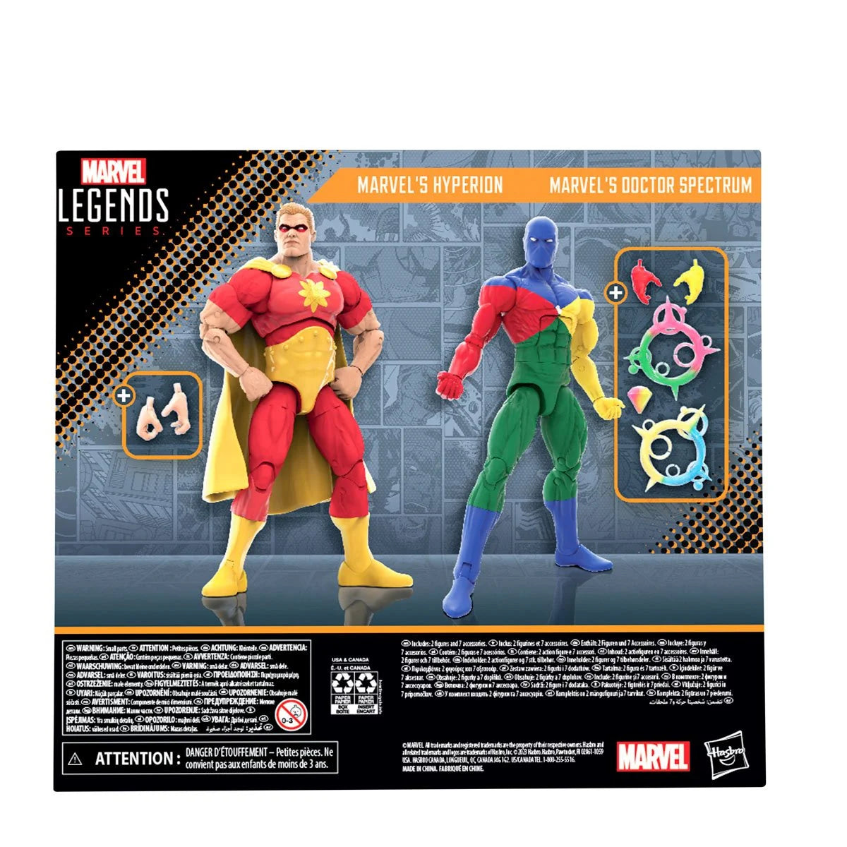 Marvel Legends Hyperion and Doctor Spectrum Squadron Supreme 6-Inch - Heretoserveyou