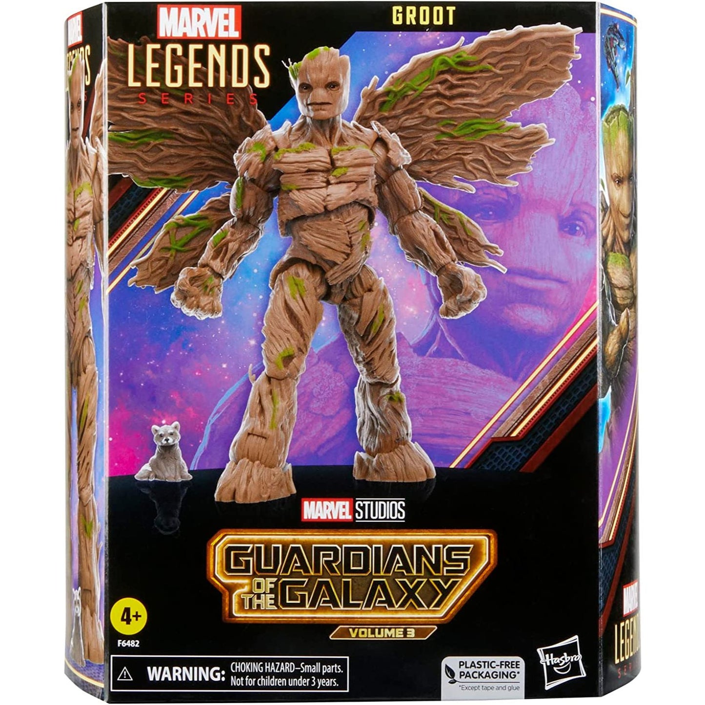 Guardians of the Galaxy Vol. 3 Marvel Legends Groot 6-Inch Action Figure In Box - Heretoserveyou