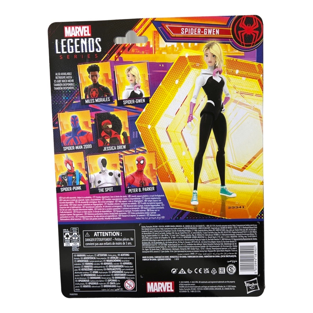 Marvel Legends Spider-Man Across The Spider-Verse - Spider-Gwen Action Figure Toy - Heretoserveyou