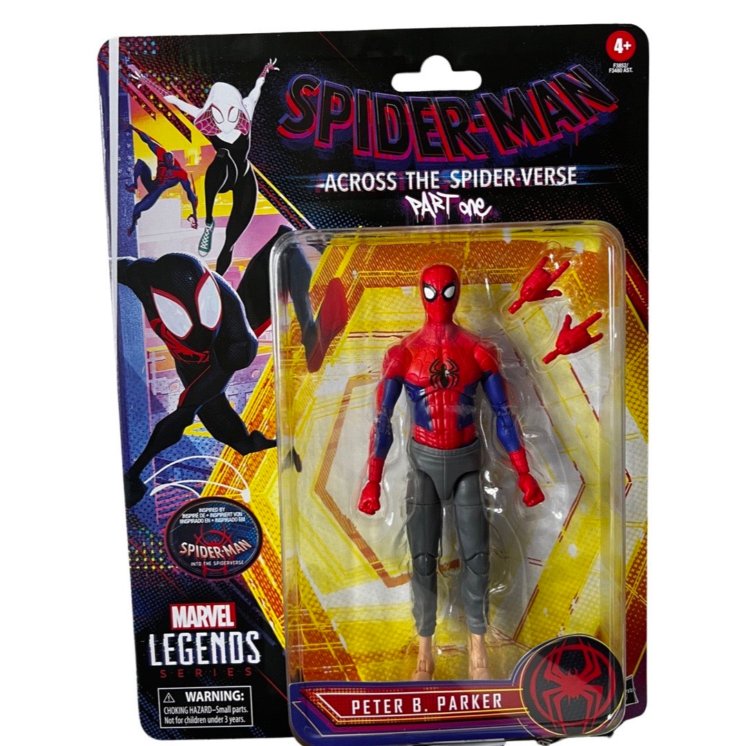 Marvel Legends Spider-Man Across The Spiderverse Peter B. Parker Action Figure Toy - Heretoserveyou