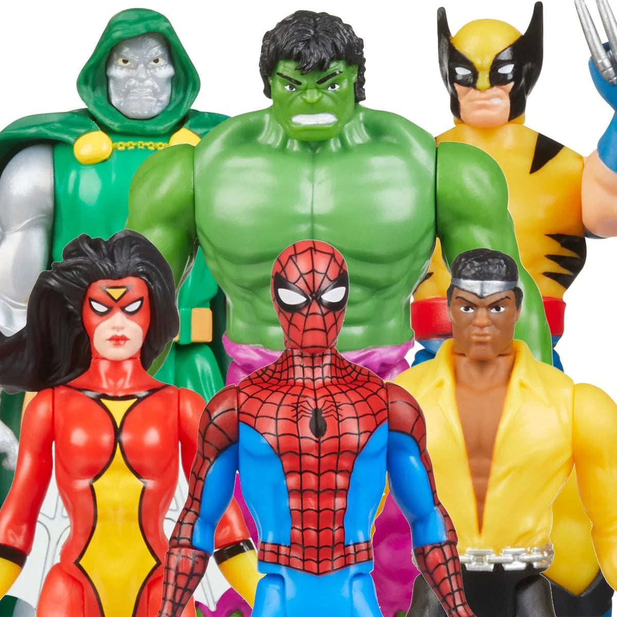 Marvel Legends Retro Collection Action Figures Wave 8 Case