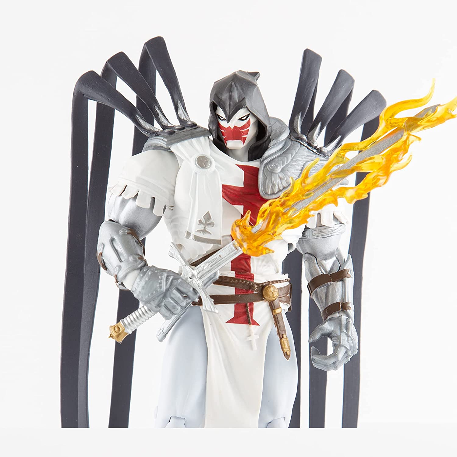 McFarlane Toys - DC Multiverse - Gold Label Collection - Azrael White Templar 7 Inch Action Figure, Multicolor - Action & Toy Figures Heretoserveyou