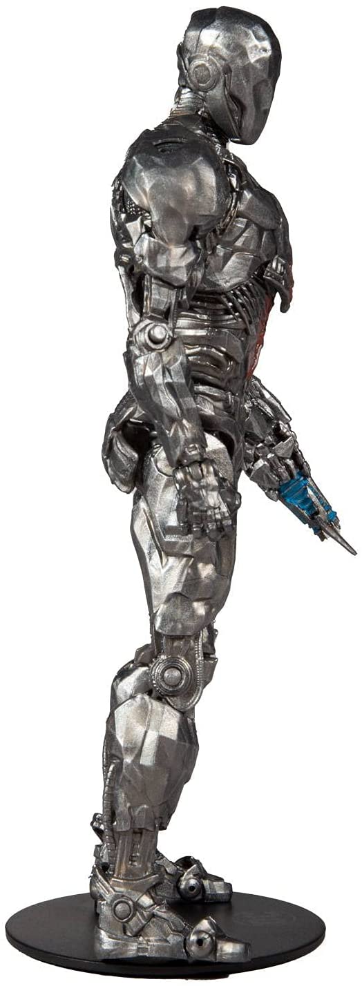 McFarlane Toys - DC Multiverse - Justice League Movie - Cyborg (Helmet) 7 Inch Action Figure, Multicolor - Action Figure Heretoserveyou