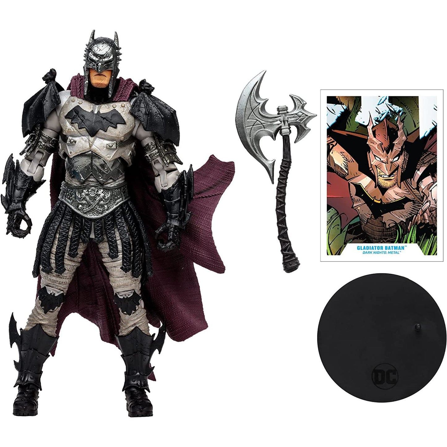 Gladiator Batman Dark Nights Action figure with accessories