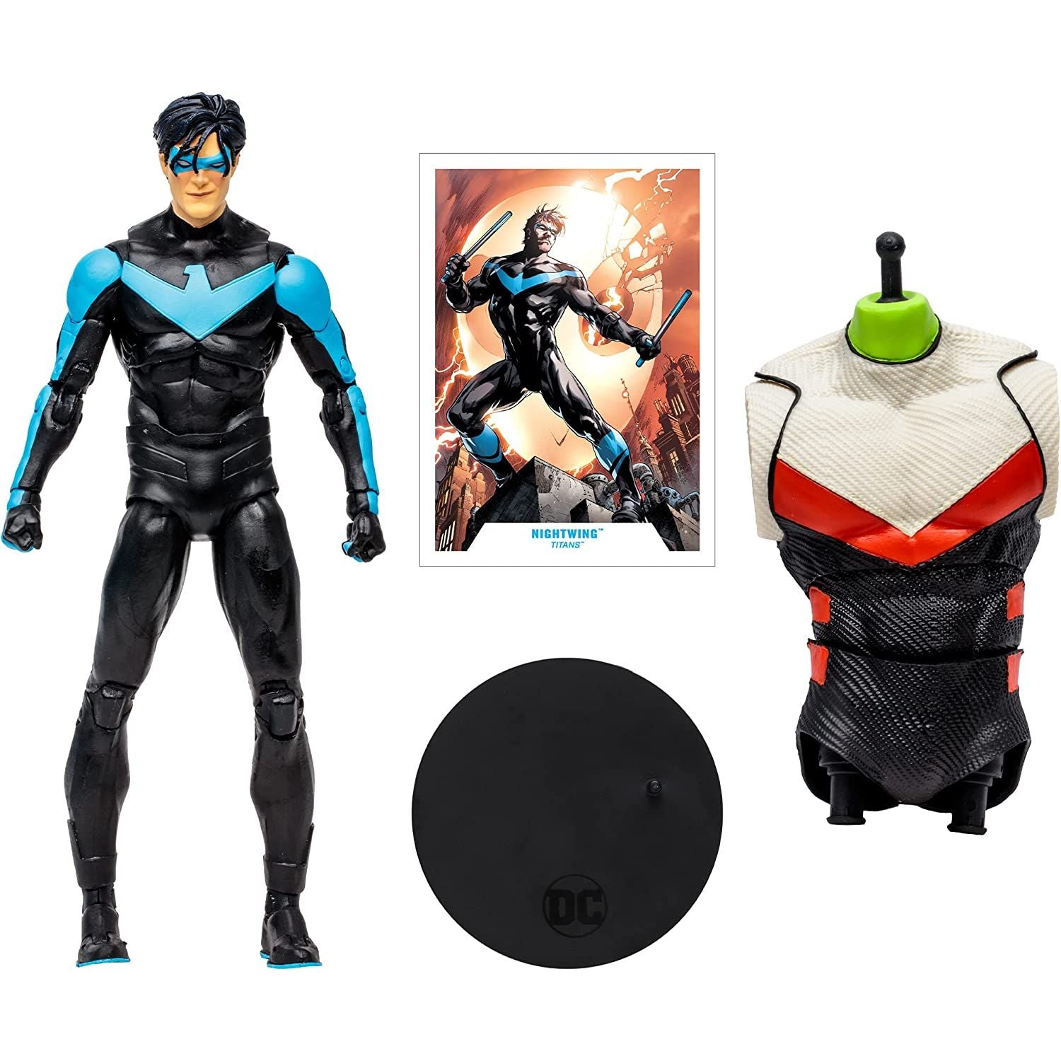 DC Multiverse Nightwing (Titans) 7in Build-A Figure Action Figure Toy