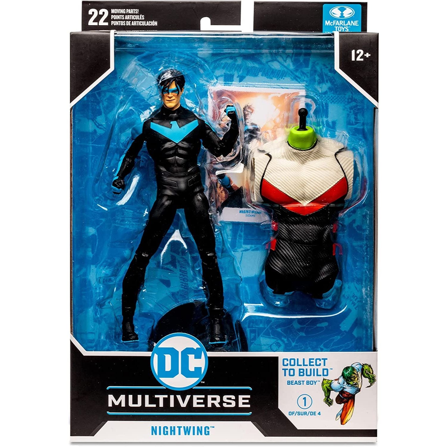 DC Multiverse Nightwing (Titans) 7in Build-A Figure Action Figure Toy