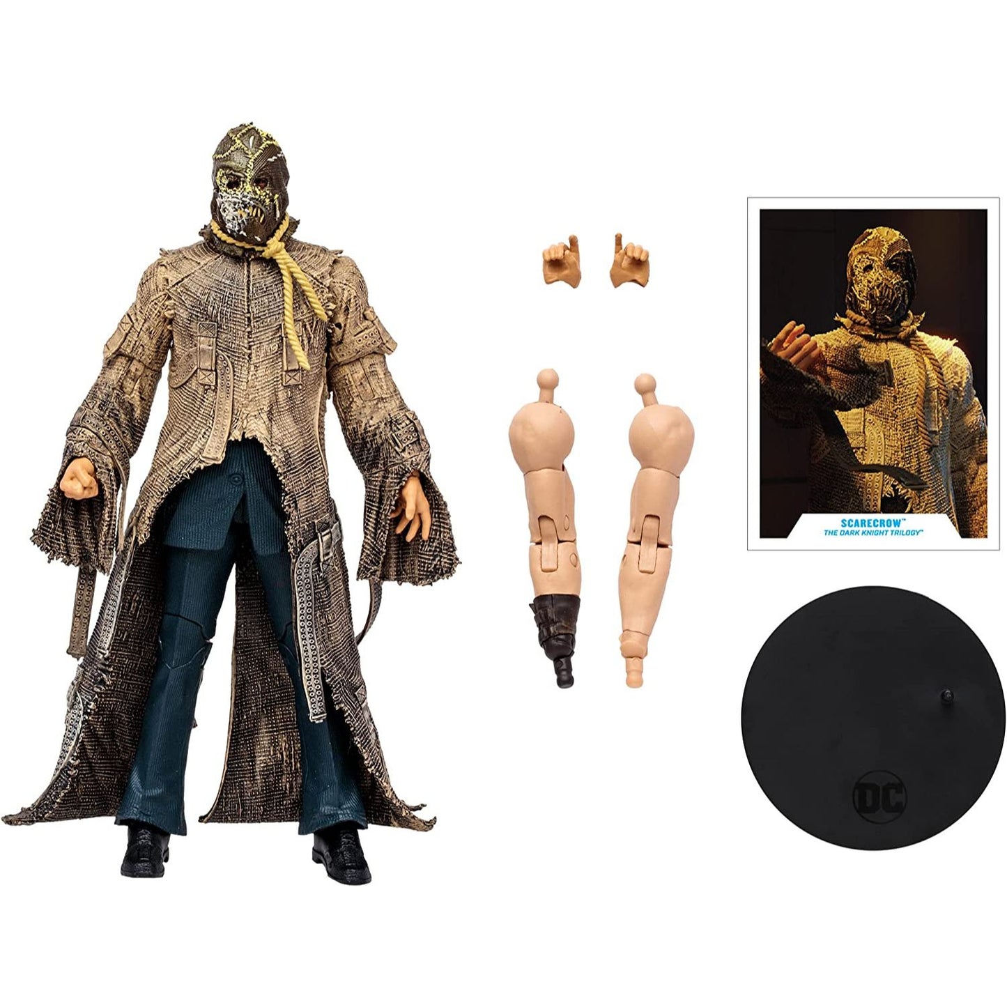 DC Multiverse Scarecrow Action Figure (The Dark Knight Trilogy) 7-Inch Build-A-Figure Toy